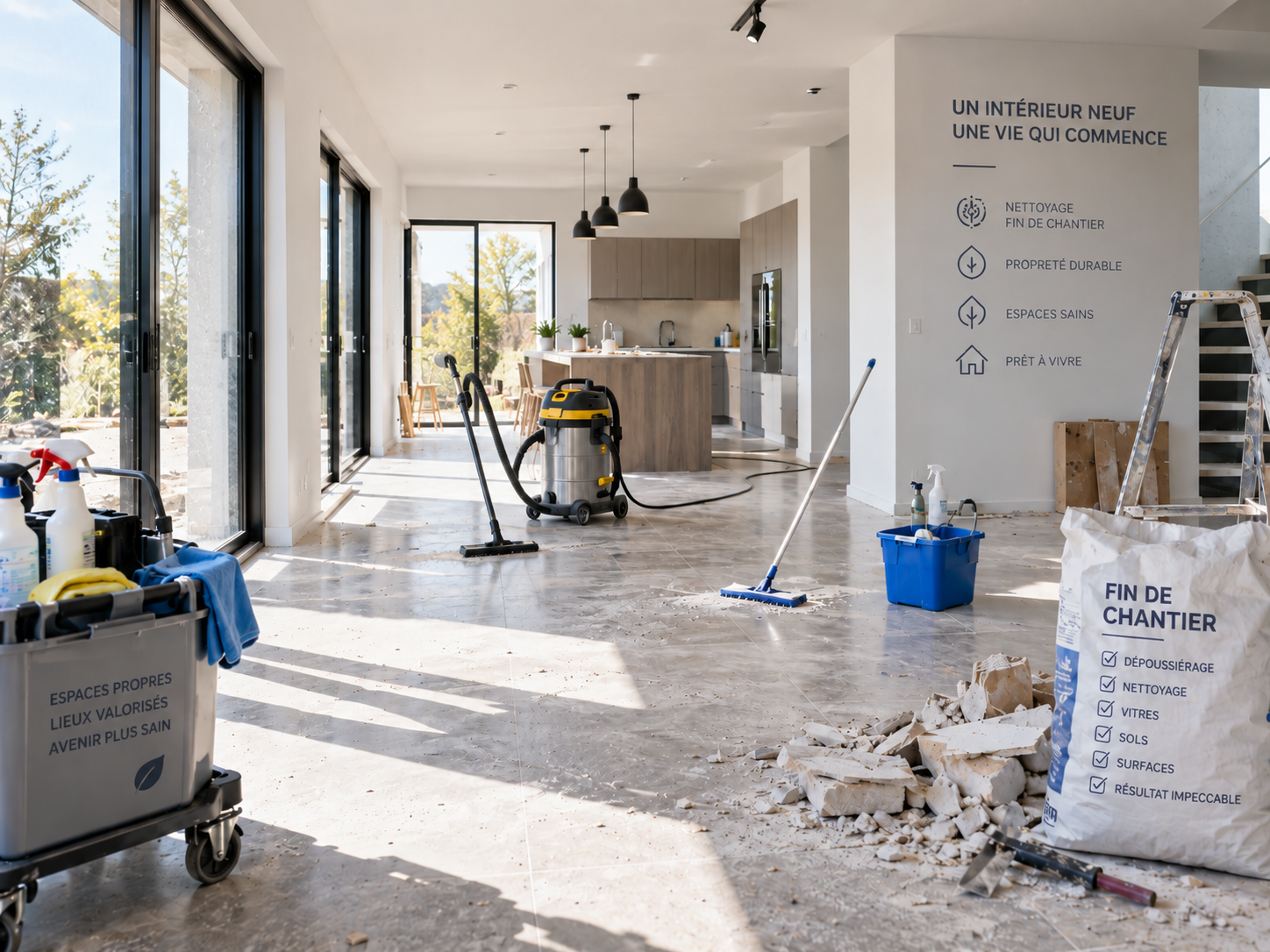 Nettoyage après travaux — Brillancia